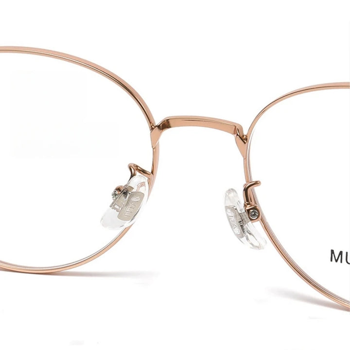 Yimaruili Women's Full Rim Oval Square Titanium Eyeglasses 698529