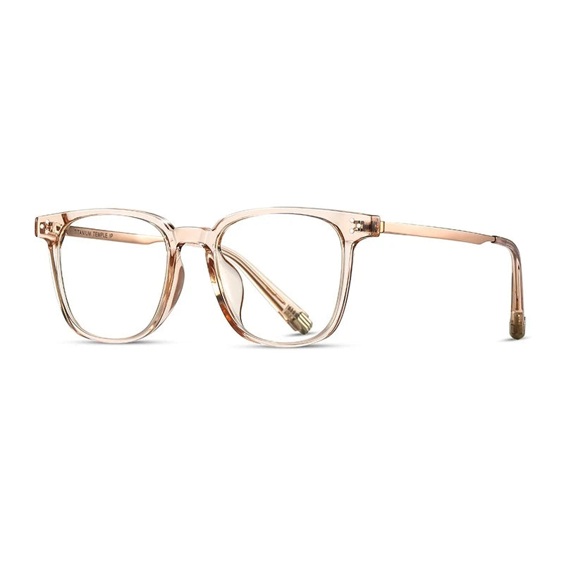 Yimaruili Unisex Full Rim Oval TR-90 Titanium Eyeglasses TR4001 — view 5 | Yimaruili at FuzWeb