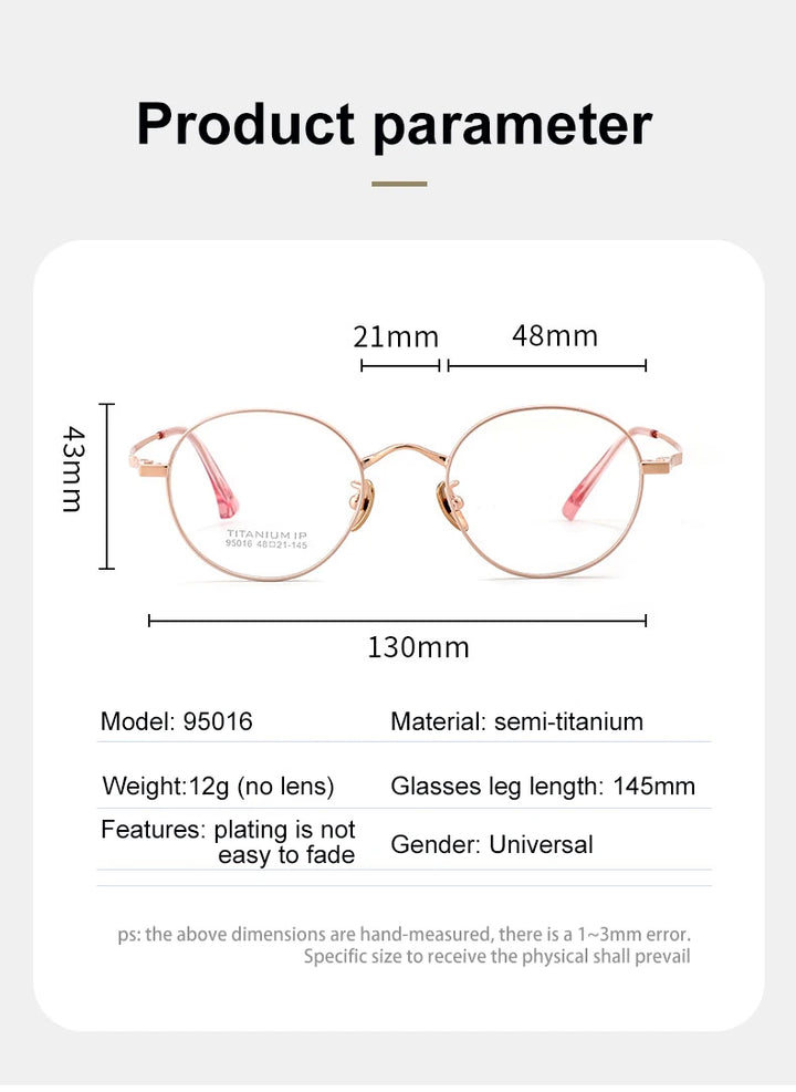 Vicky Women's Full Rim Oval Round Titanium Reading Glasses 95016 Reading Glasses Vicky