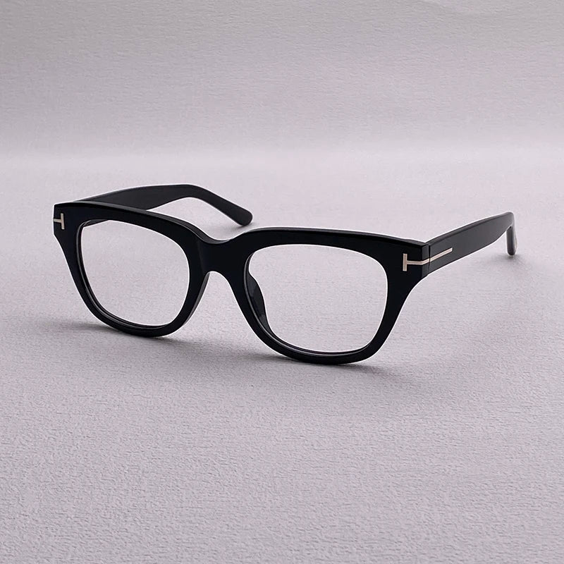 Nobler Unisex Full Rim Thick Square Cat Eye Acetate Eyeglasses T237 Full Rim Nobler C2  