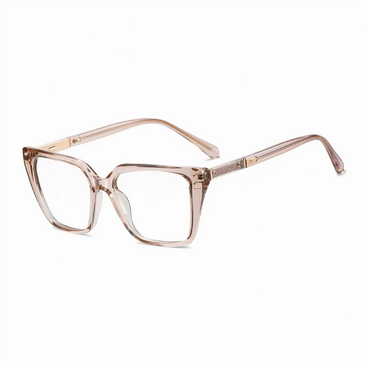 Ralferty Women's Full Rim Square Tr 90 Titanium Eyeglasses 883616