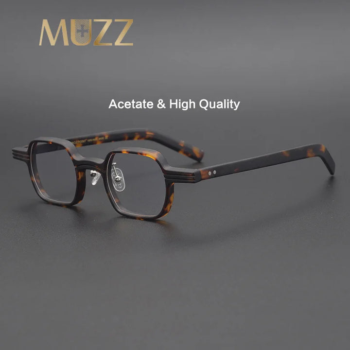 Muzz Unisex Full Rim Square Acetate Eyeglasses M0516 Full Rim Muzz   