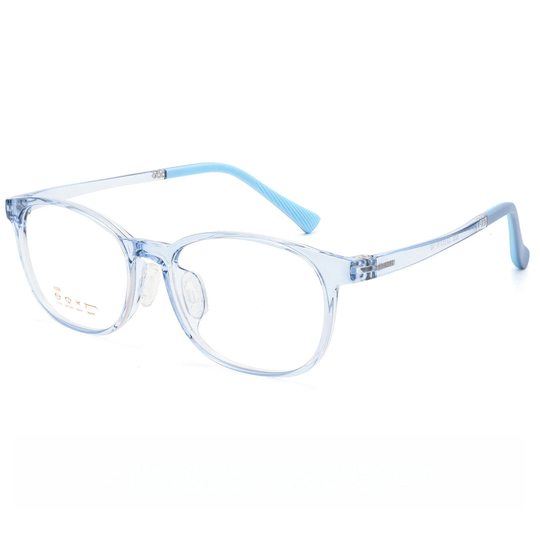 Yimaruili Unisex Full Rim Oval TR-90 Eyeglasses 6006LS — view 3 | Yimaruili at FuzWeb