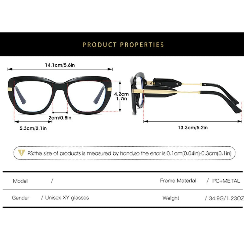 Kocolior Women's Full Rim Cat Eye Tr 90 Alloy Photochromic Reading Glasses 763255