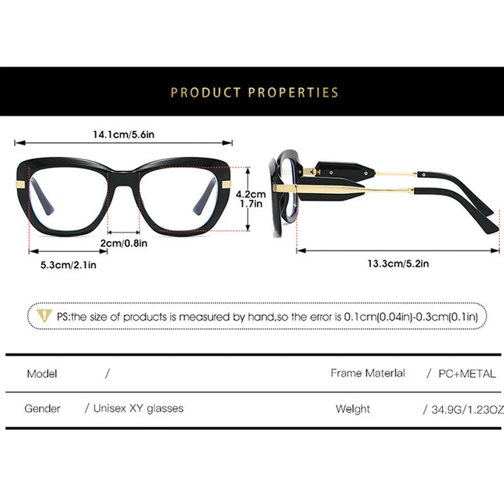 Kocolior Women's Full Rim Cat Eye Tr 90 Alloy Photochromic Reading Glasses 763255