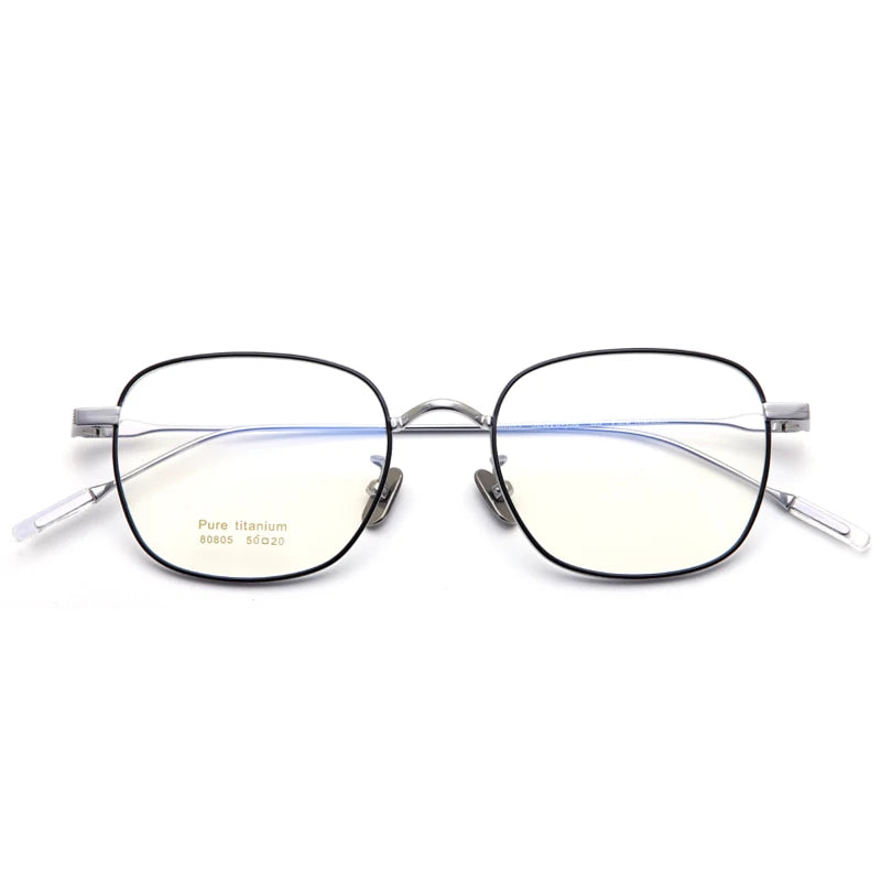 Muzz Women's Full Rim Square Titanium Eyeglasses 70705