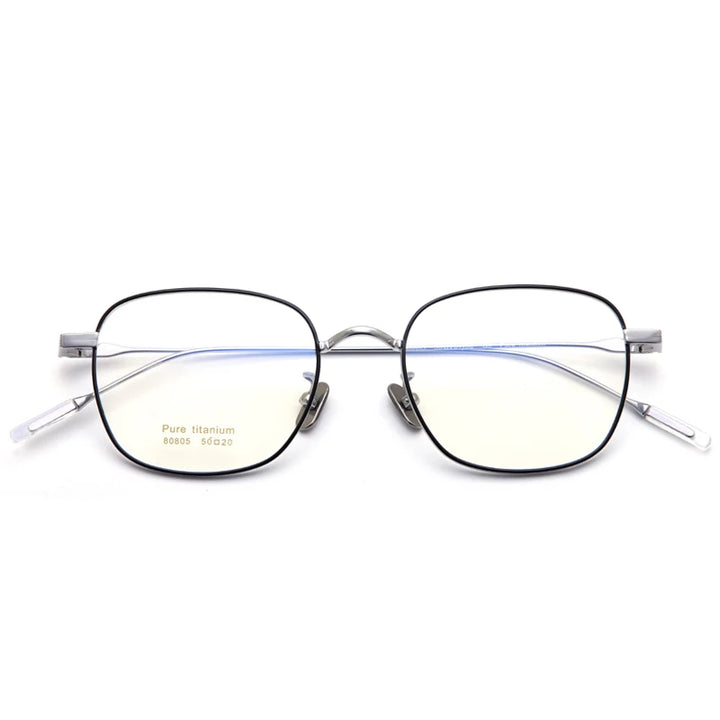 Muzz Women's Full Rim Square Titanium Eyeglasses 70705