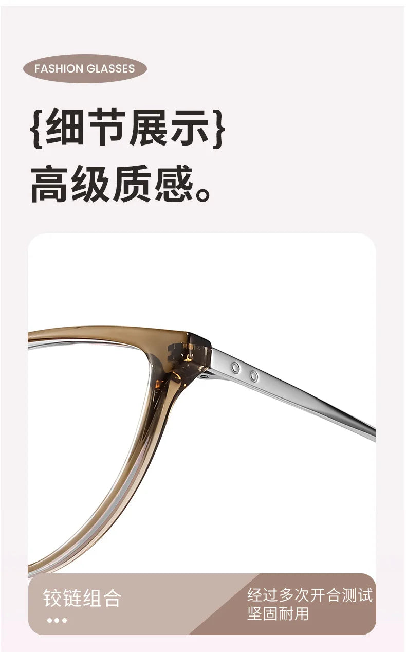 Gmei Optical M8238Z women's cat eye TR90 prescription eyeglasses — view 8