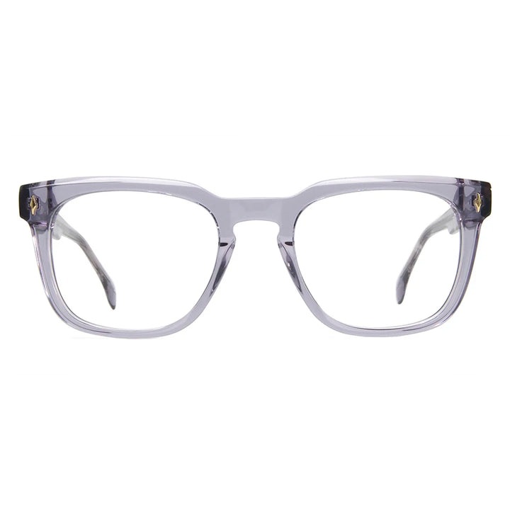 Esnbie Unisex Full Rim Square Thick Temple Acetate Eyeglasses 61823 Full Rim Esnbie   