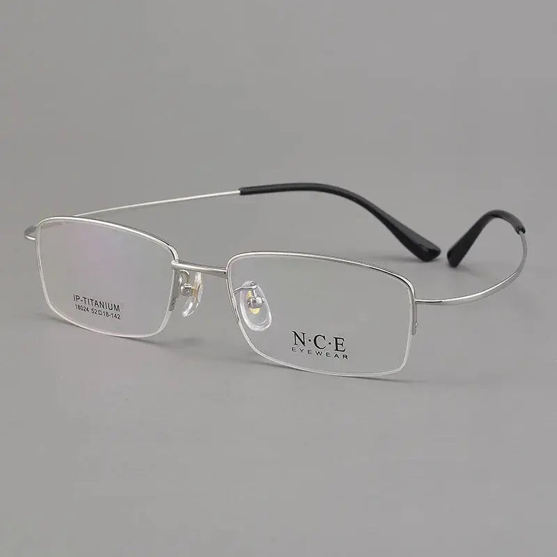 Hdcrafter Unisex Full Rim Rectangle Titanium Frames 180240 Hdcrafter Eyeglasses