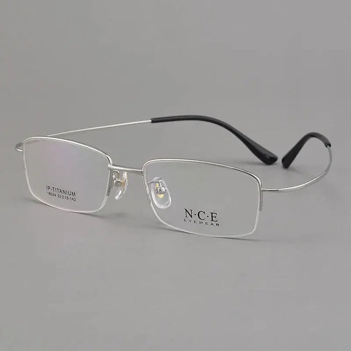Hdcrafter Unisex Full Rim Rectangle Titanium Frames 180240 Hdcrafter Eyeglasses