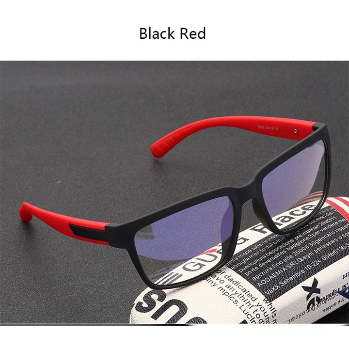 Hdcrafter Unisex Full Rim Square Tr 90 Titanium Eyeglasses 911058