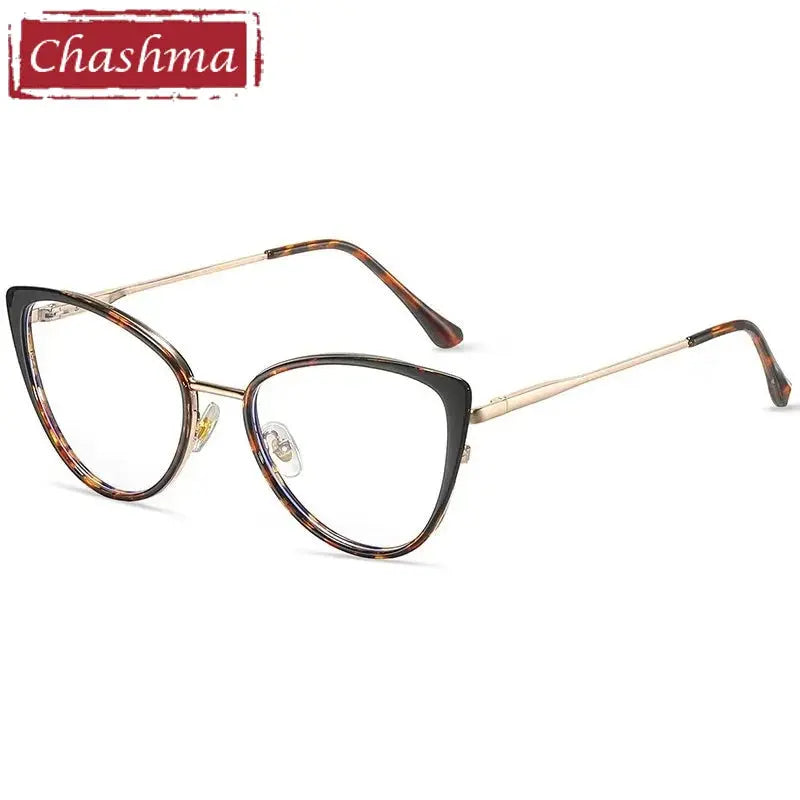 Chashma Women's Full Rim Oval Cat Eye Tr 90 Titanium Eyeglasses 87241.