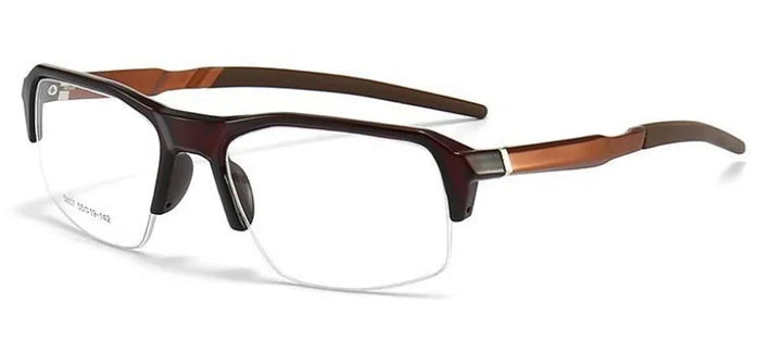 Muzz 58570 men's semi-rimless sports TR-90 prescription eyeglasses — view 7