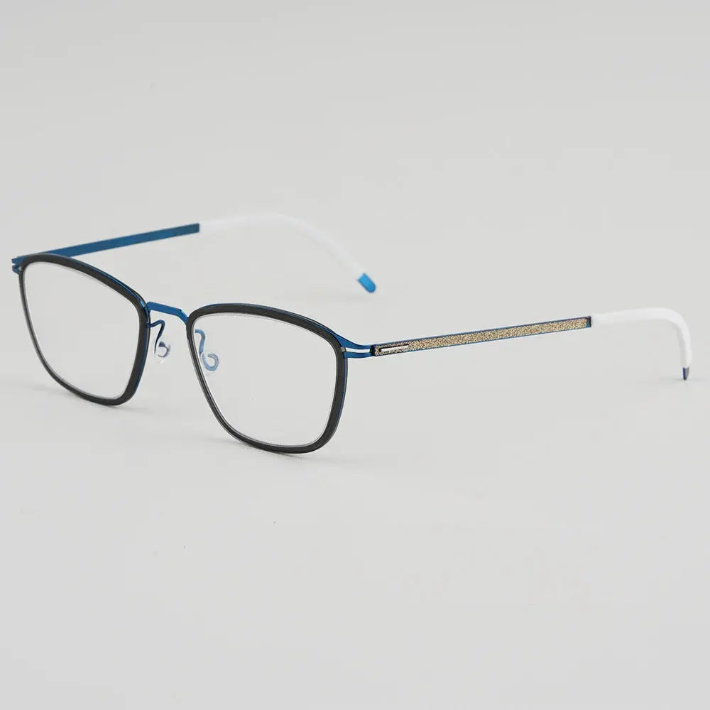 Bobbie 467903 Women’s 133mm Full Rim Square Titanium Frames FuzWeb