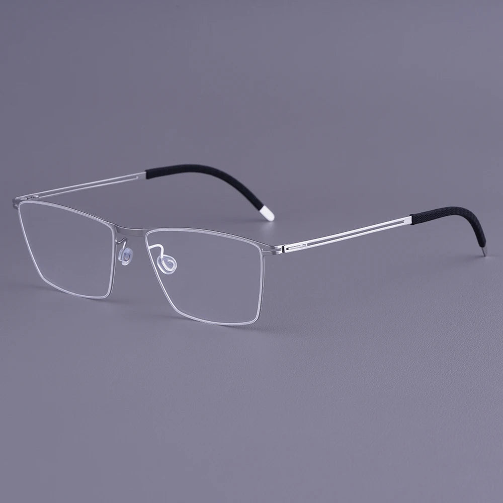 Bobbie Men Full Rim Square Titanium Eyeglasses V460