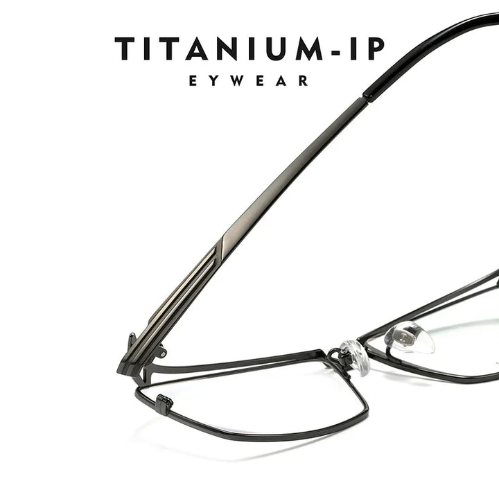 Bclear Men Full Rim Square Titanium Eyeglasses BSF-HM2336T