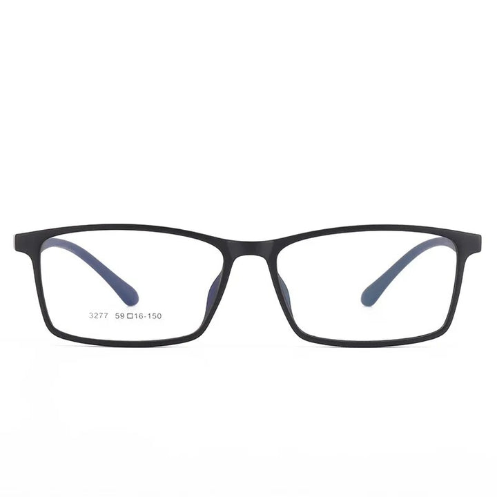 KatKani Unisex Full Rim Large Square Tr 90 Eyeglasses Full Rim KatKani Eyeglasses   