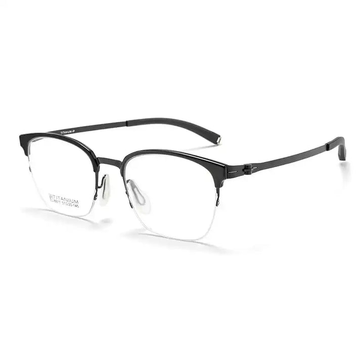 Summer Flower Women's Full Rim Round Square Steel Eyeglasses 88174