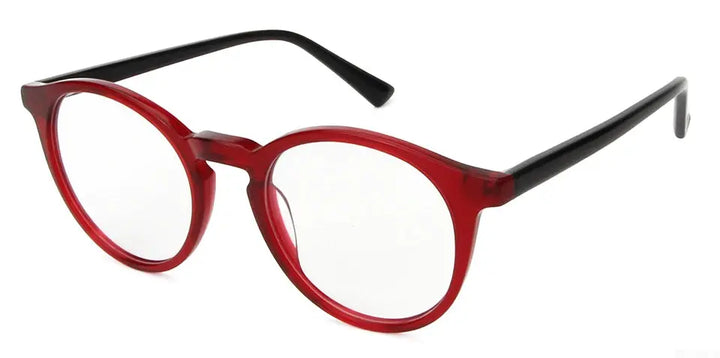 Esnbie 602219 Unisex Full Rim Round Acetate Frames Esnbie