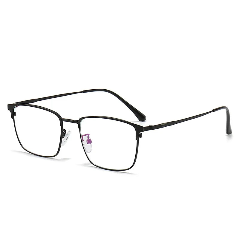 Gmei Women's Full Rim Square Titanium-Alloy Eyeglasses 53125