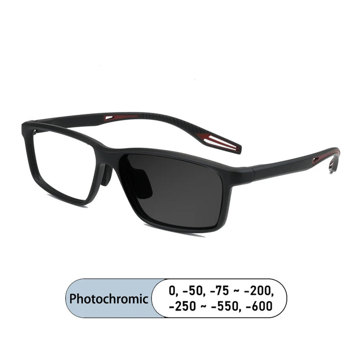 Kocolior Unisex Full Rim Square Tr 90 Photochromic Reading Glasses 725510