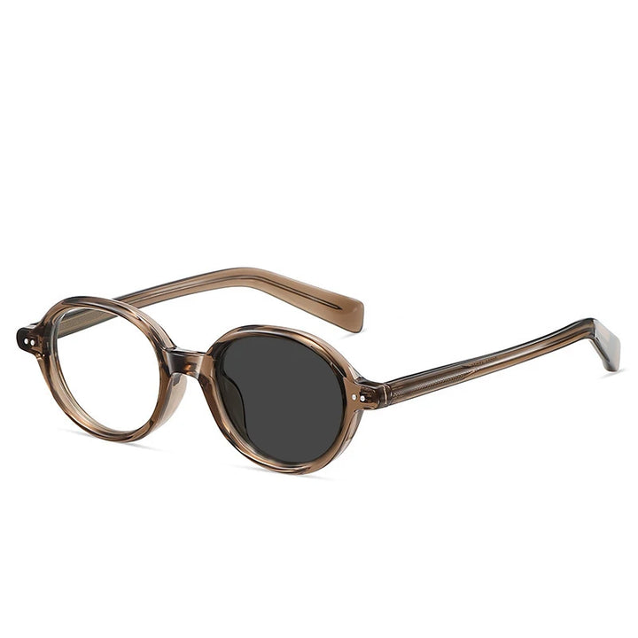 Kocolior Women's Full Rim Round Acetate Photochromic Reading Glasses 511018