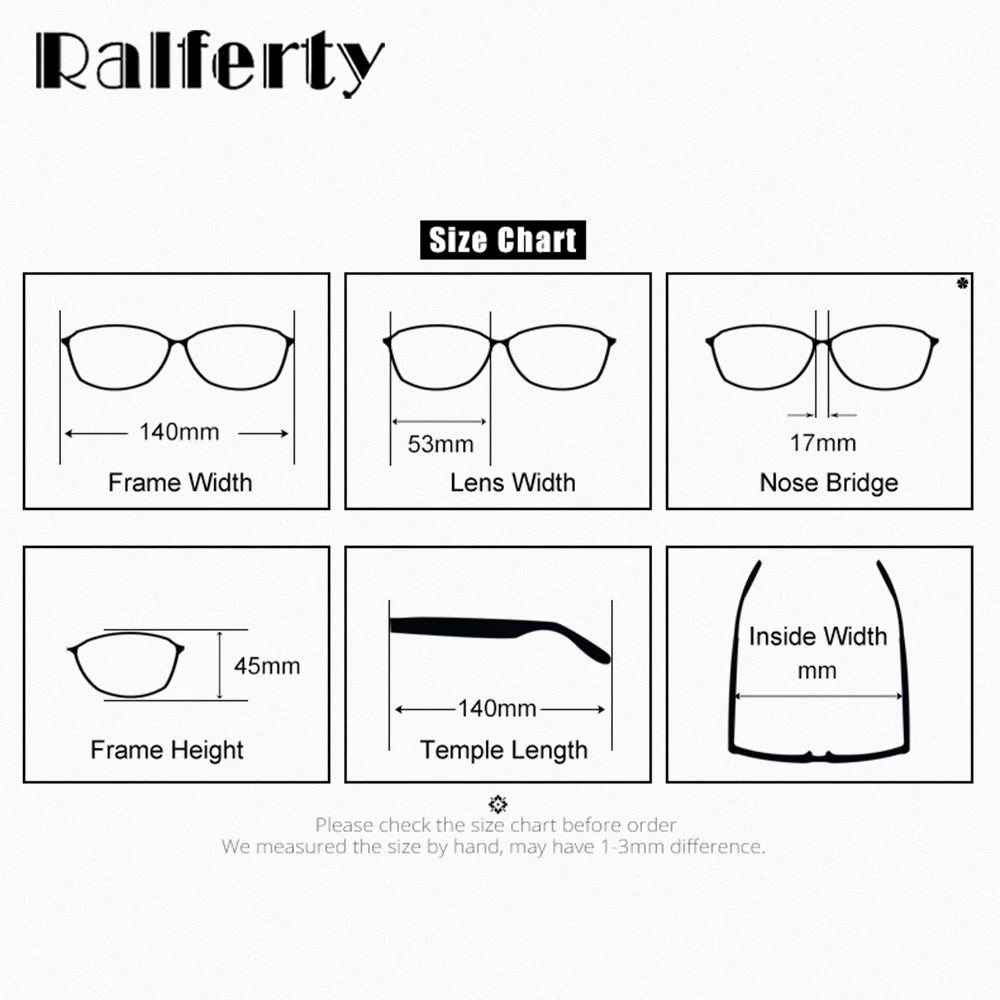 Ralferty  Women's Full Rim Cat Eye Acetate Eyeglasses Clip On Polarized Sunglasses R25103 With Clip Ons Ralferty   