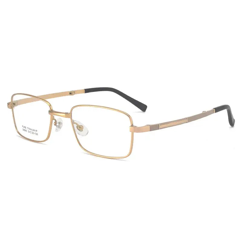 Hdcrafter Unisex Full Rim Rectangle Titanium Frames 884800 Hdcrafter Eyeglasses