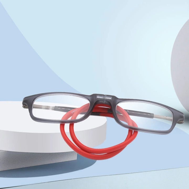 Hotochki Unisex Full Rim Square Tr 90 Titanium Reading Glasses