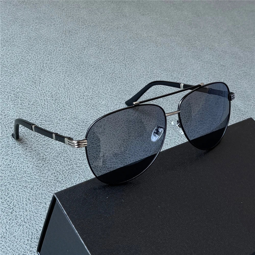 Cubojue Unisex Full Rim Oversized Oval Alloy Sunglasses 70167