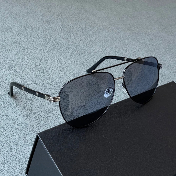 Cubojue Unisex Full Rim Oversized Oval Alloy Sunglasses 70167