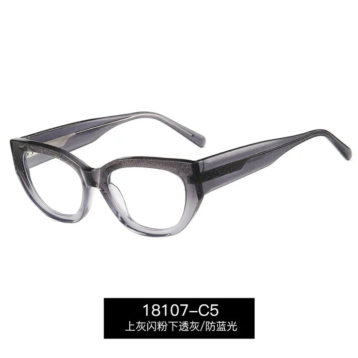 Reven Jate 18107 women's cat eye acetate prescription eyeglasses — view 4