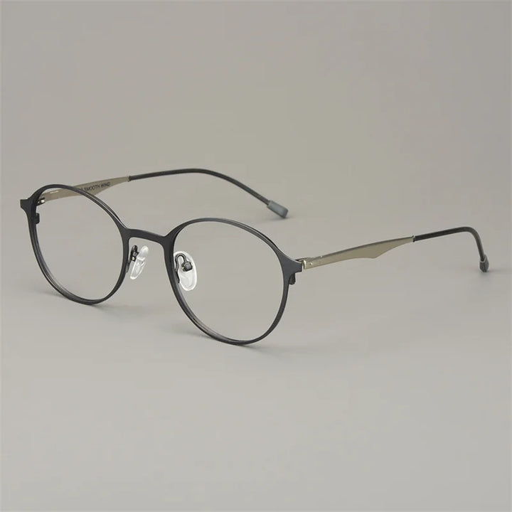 Bobbie Unisex Full Rim Round Acetate Titanium Eyeglasses 818967