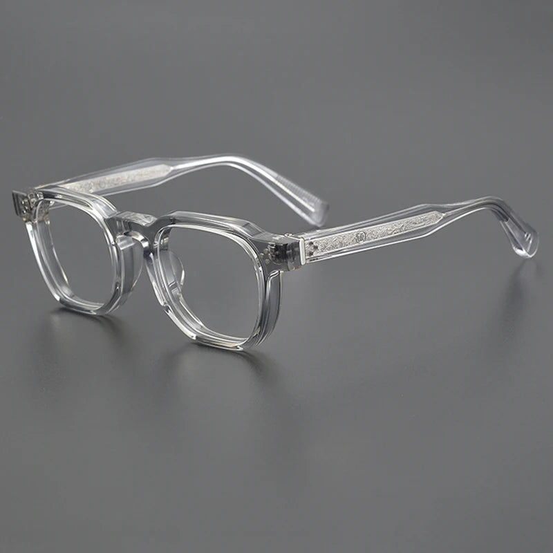 Nobler Unisex Full Rim Square Thick Acetate Eyeglasses 0527 Full Rim Nobler C4  