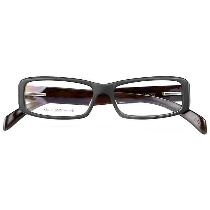 Cubojue Unisex Full Rim Square Wood Reading Glasses K8058 Reading Glasses Cubojue   