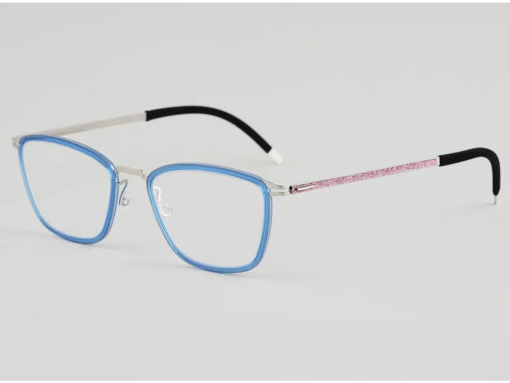 Bobbie 467903 Women’s 133mm Full Rim Square Titanium Frames — view 1 | Bobbie at FuzWeb