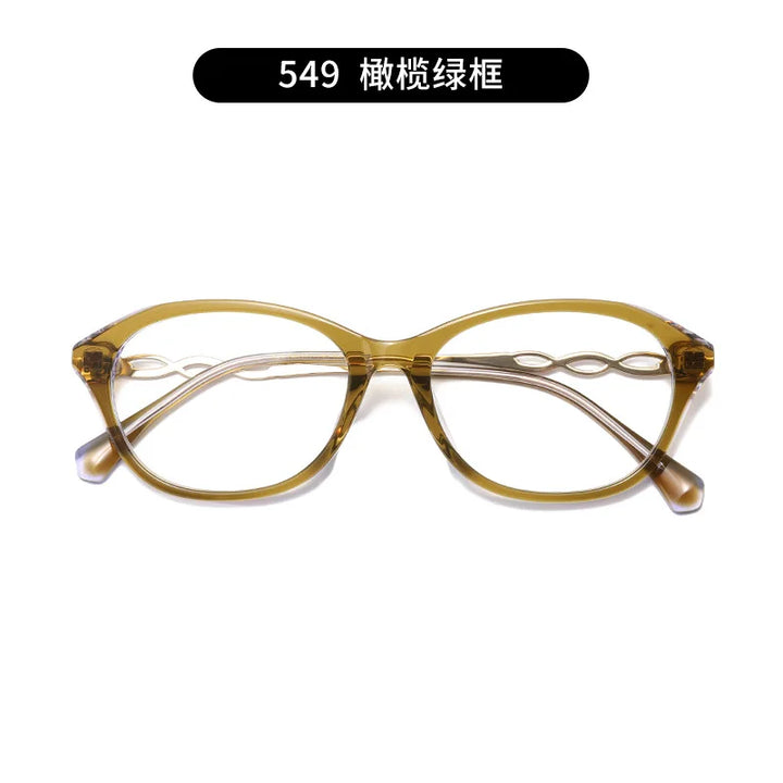 Nobler Unisex Full Rim Oval Square Tr 90 Titanium Eyeglasses 422549