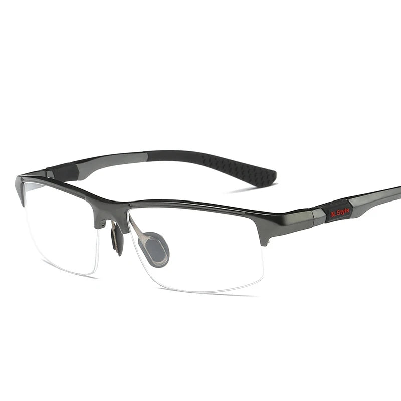 Hdcrafter Men Semi Rim Pilot Aluminum Sunglasses 3121