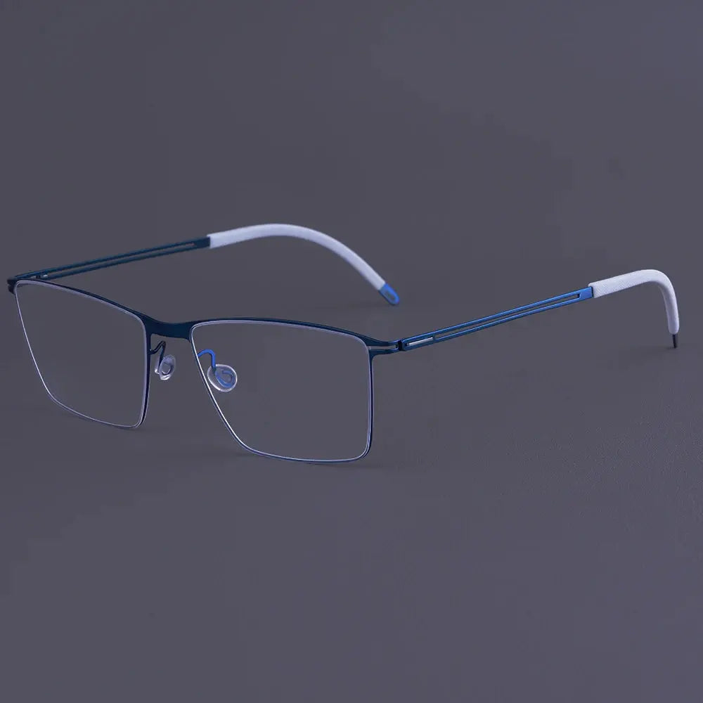 Bobbie 410900 Women’s 137mm Full Rim Square Titanium Frames FuzWeb