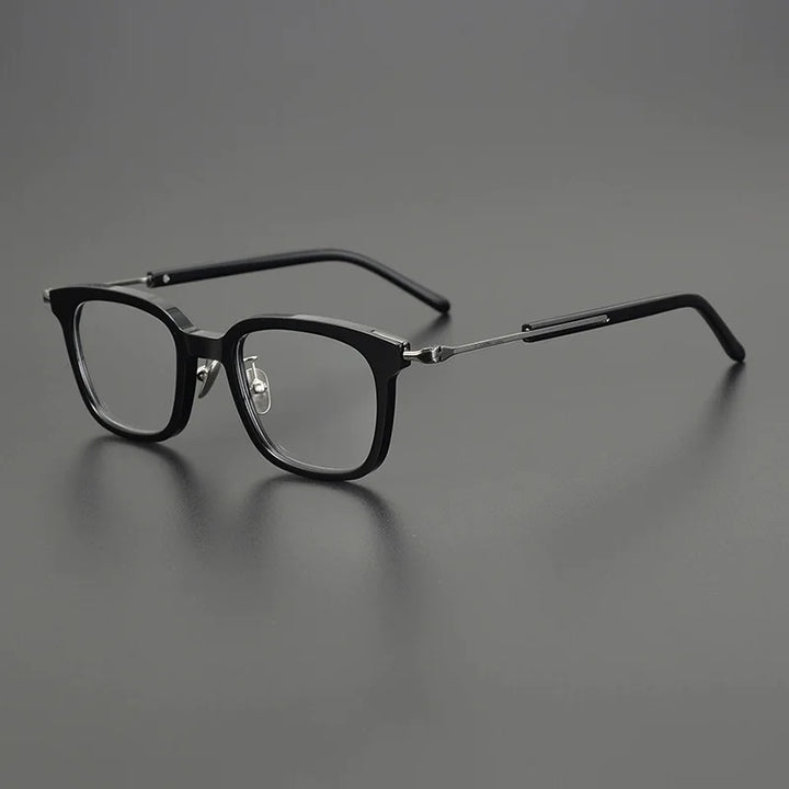 Nobler Unisex Full Rim Square Titanium Acetate Eyeglasses G124 Full Rim Nobler   