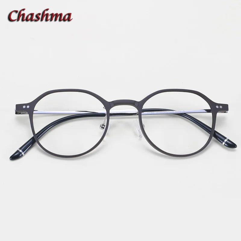 Chashma Ochki Unisex Youth's Full Rim Round Ultem Eyeglasses 2186 Full Rim Chashma Ochki   