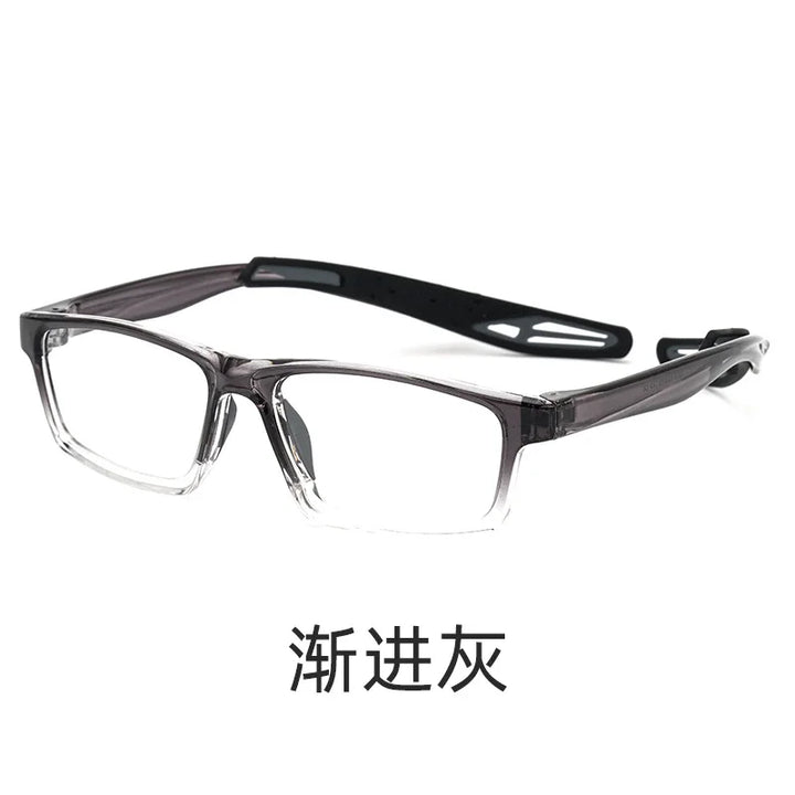 Zirosat Unisex Full Rim Square Ultem Sport Eyeglasses Z121219 Full Rim Zirosat C4  