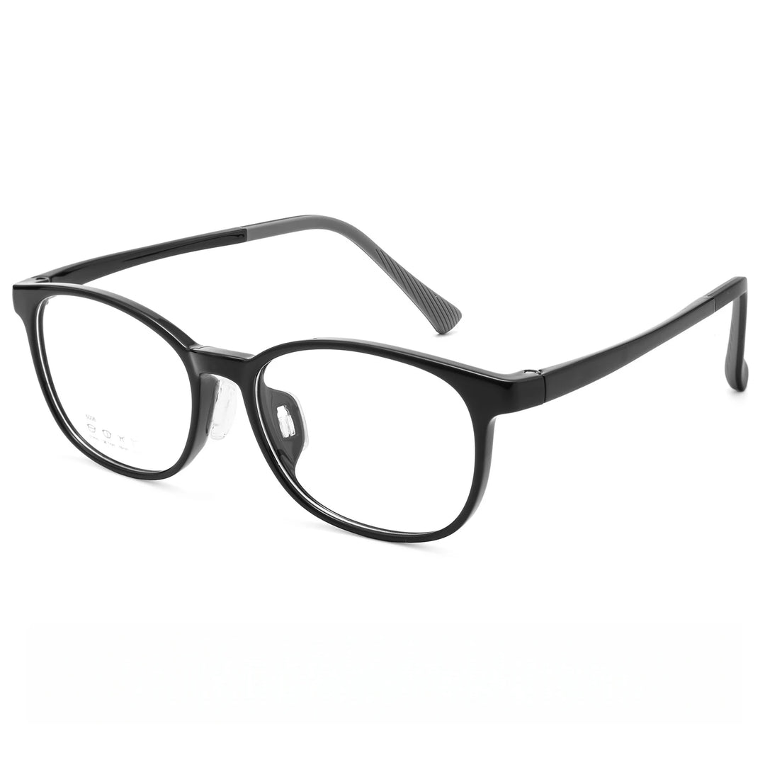 Yimaruili Unisex Full Rim Oval TR-90 Eyeglasses 6006LS — view 5 | Yimaruili at FuzWeb