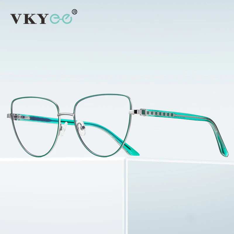 Vicky Unisex Full Rim Alloy Cat Eye Reading Glasses 3065 Reading Glasses Vicky   