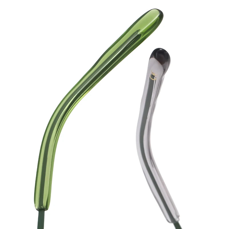 Muzz 0091 men's square IP titanium prescription eyeglasses — view 10