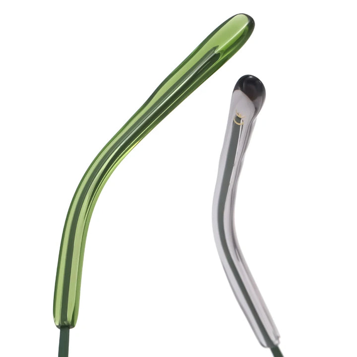 Muzz 0091 men's square IP titanium prescription eyeglasses — view 10