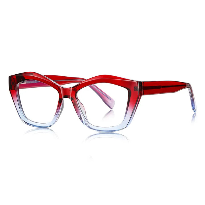 Ralferty Women's Full Rim Cat Eye Tr 90 Titanium Eyeglasses 32169