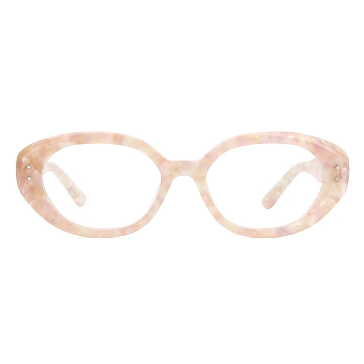 Esnbie Women Full Rim Cat Eye Acetate Eyeglasses Fuz 16