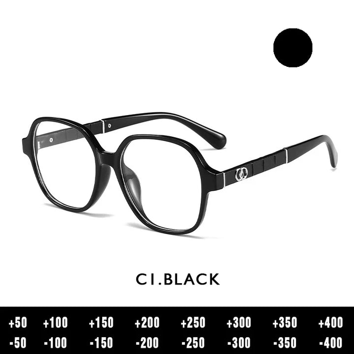 Kansept Women's Full Rim Polygon Square Acetate Reading Glasses 23464